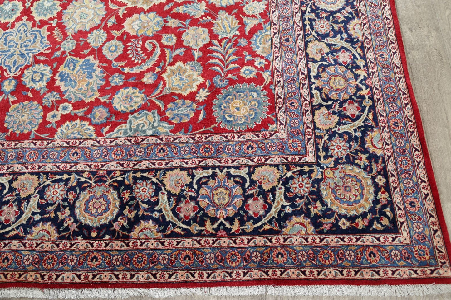 Floral 10x13 Kashan Persian Area Rug