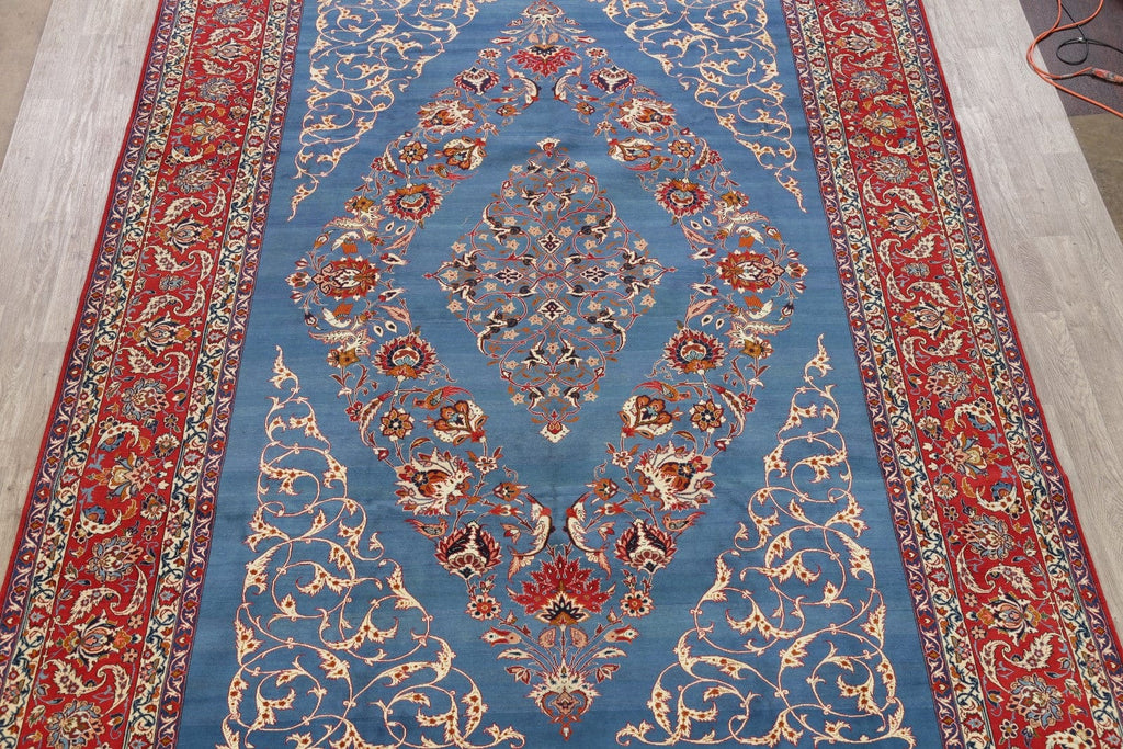 Floral 10x14 Kashan Persian Area Rug