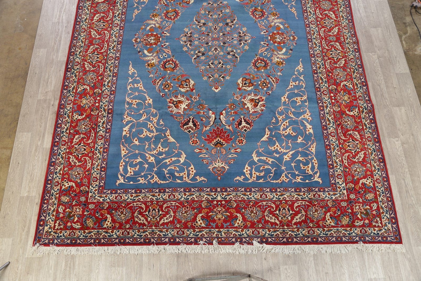 Floral 10x14 Kashan Persian Area Rug