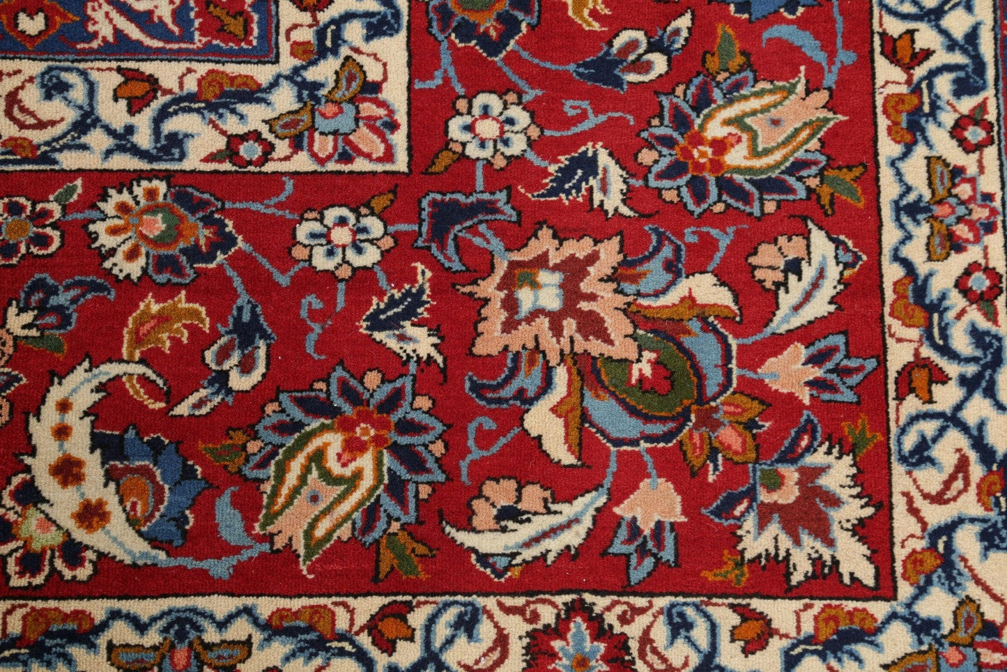 Floral 10x14 Kashan Persian Area Rug