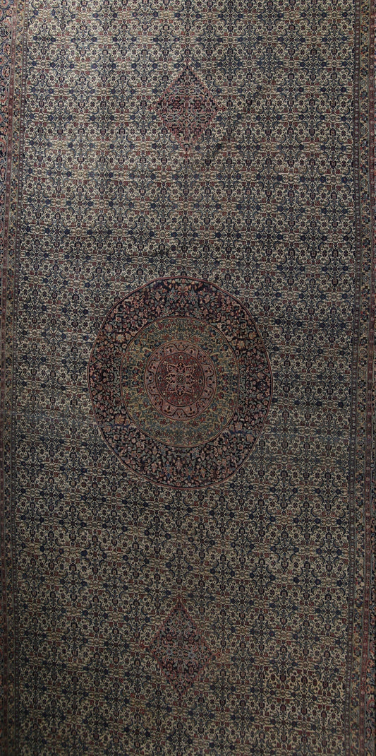 Geometric 14x23 Bidjar Persian Area Rug