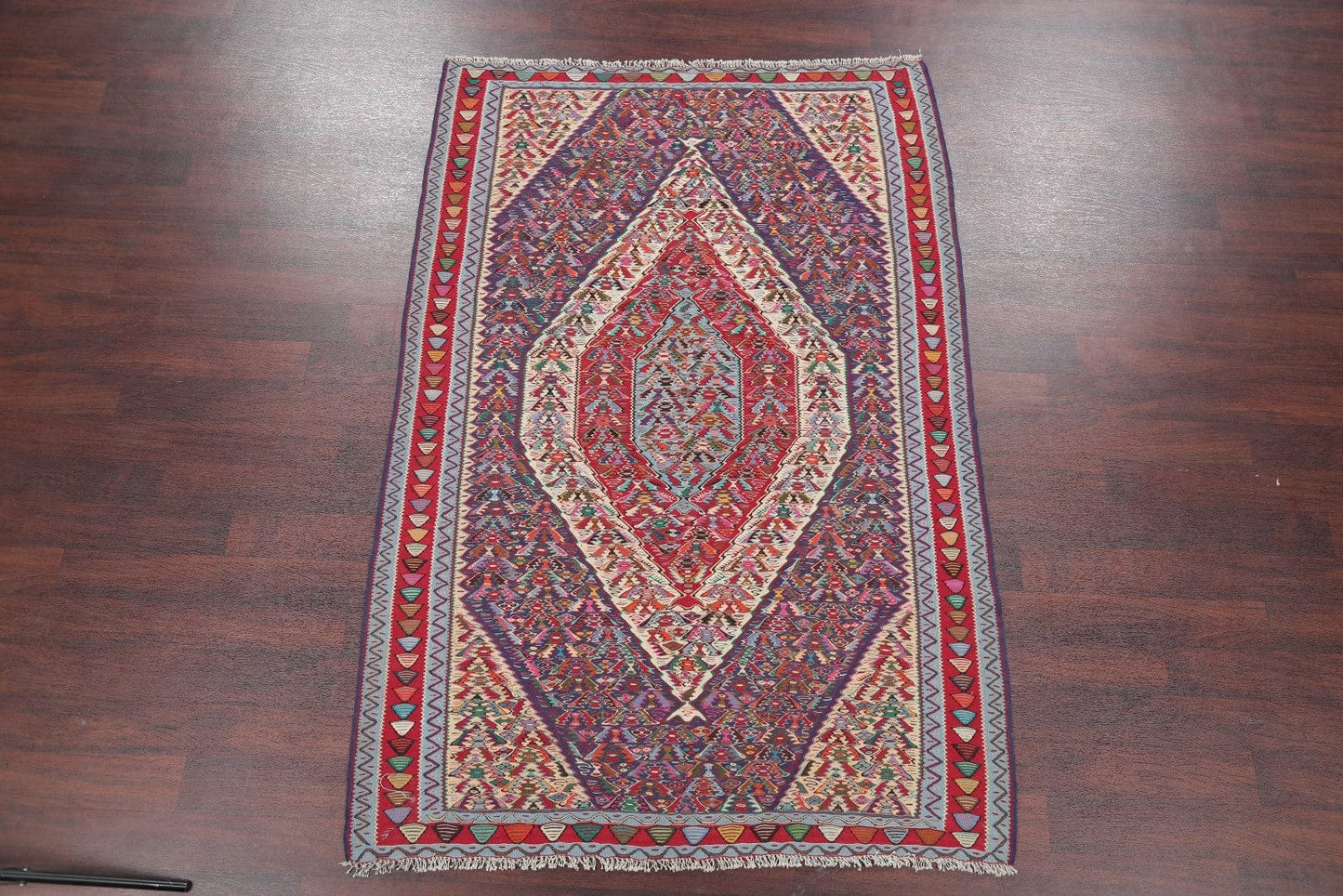 5x8 Senneh Kilim Bidjar Persian Area Rug