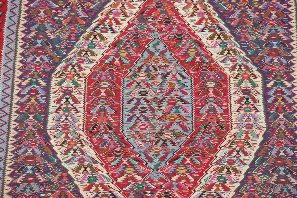 5x8 Senneh Kilim Bidjar Persian Area Rug