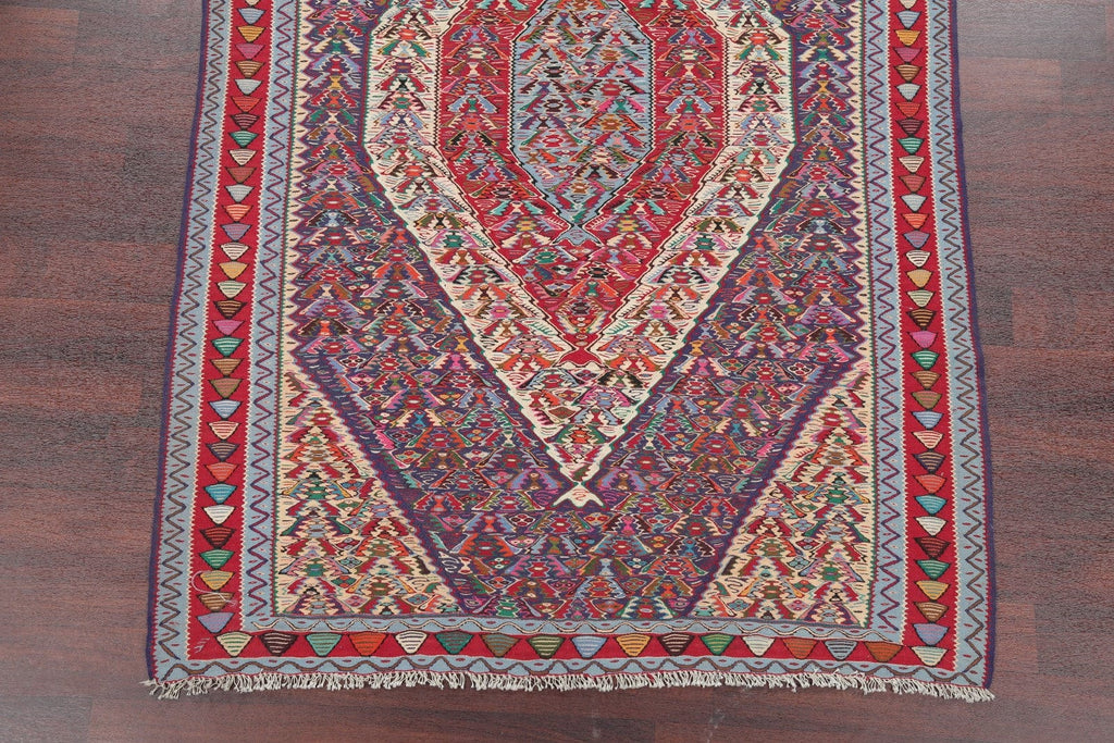 5x8 Senneh Kilim Bidjar Persian Area Rug