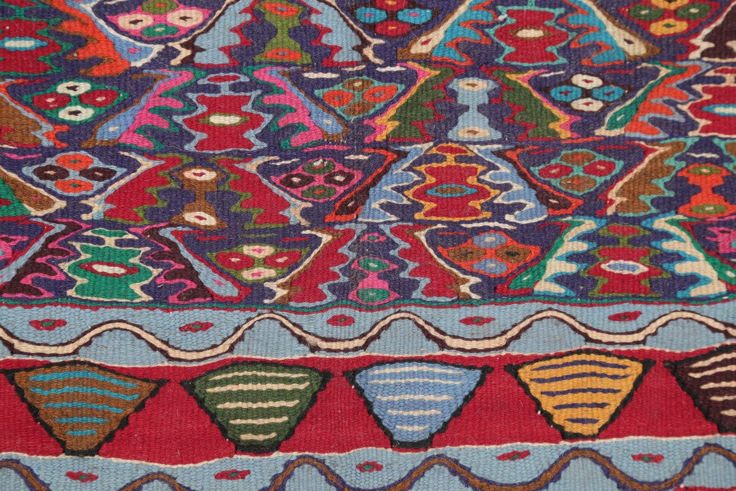 5x8 Senneh Kilim Bidjar Persian Area Rug