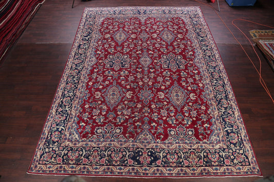 All-Over Floral 11x16 Yazd Persian Area Rug