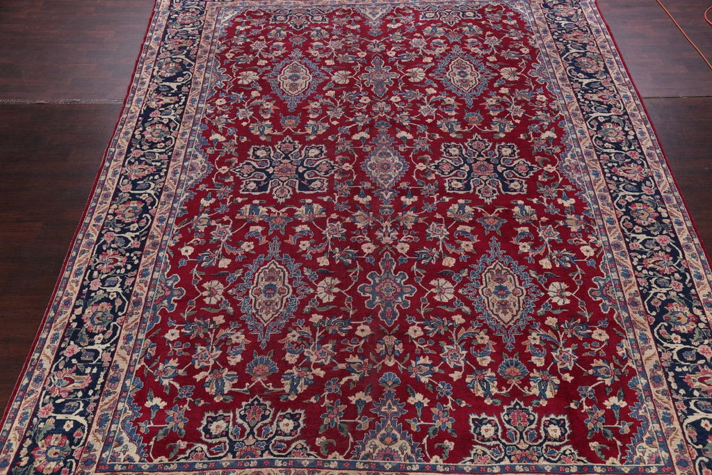 All-Over Floral 11x16 Yazd Persian Area Rug