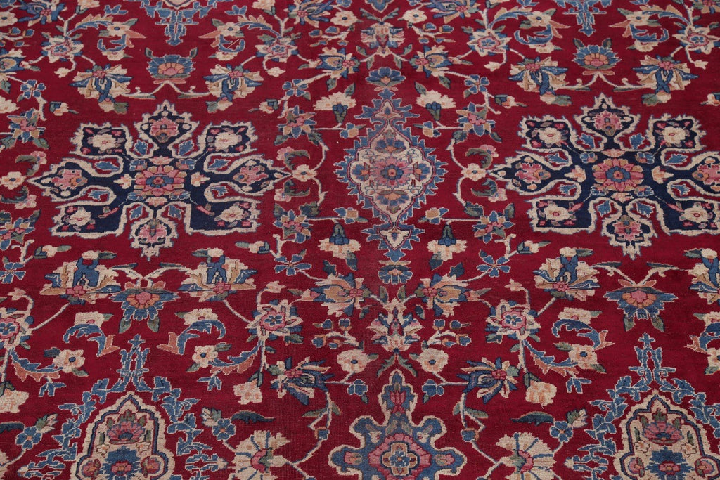 All-Over Floral 11x16 Yazd Persian Area Rug