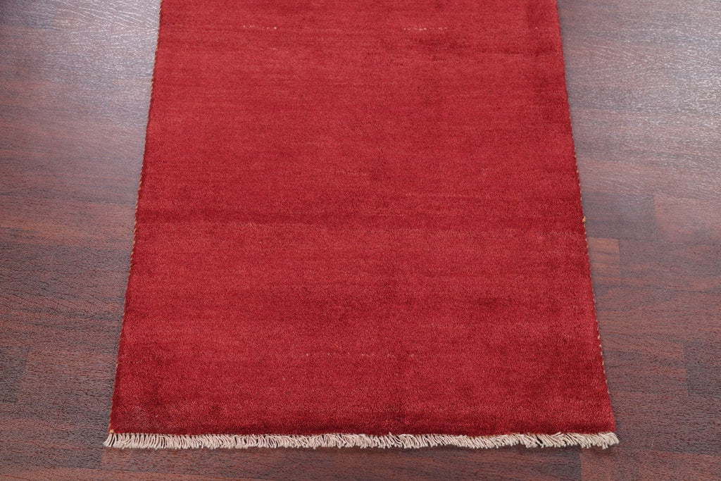 Thick Pile Contemporary 4x5 Gabbeh Shiraz Modern Persian Area Rug