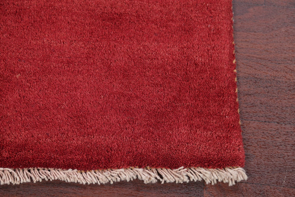 Thick Pile Contemporary 4x5 Gabbeh Shiraz Modern Persian Area Rug