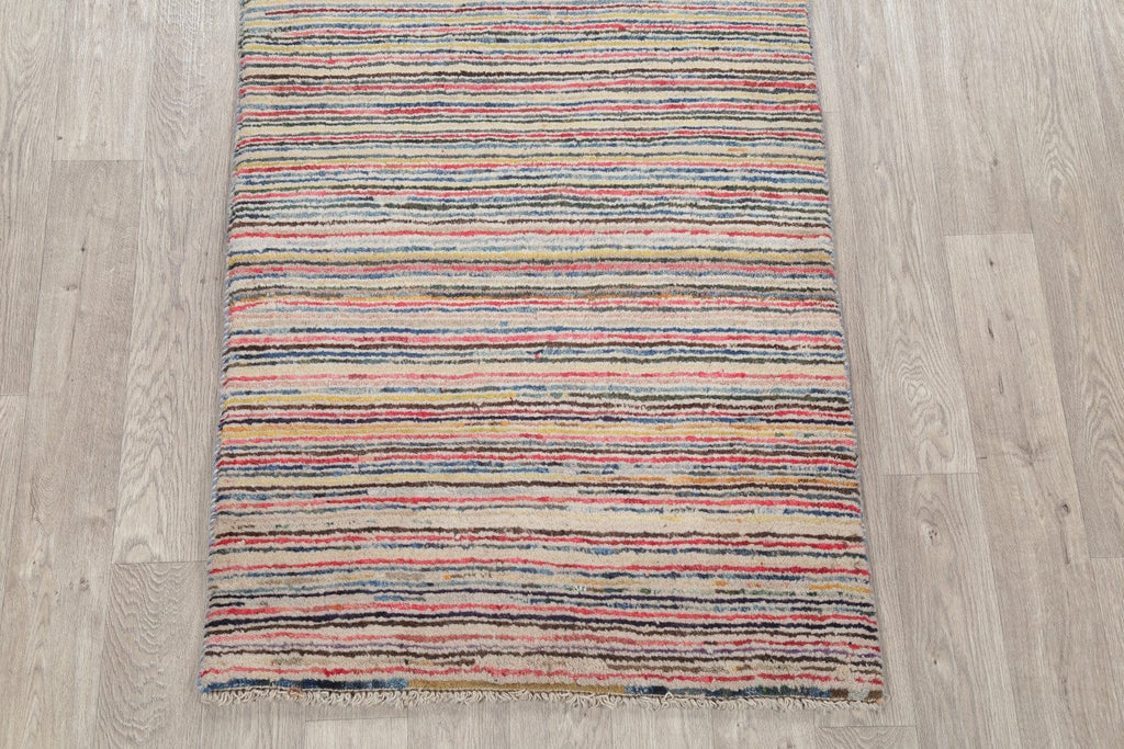 3x6 Gabbeh Shiraz Persian Runner Rug