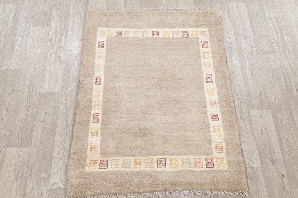 Gabbeh Zolanvari Shiraz Persian Area Rug 4x5