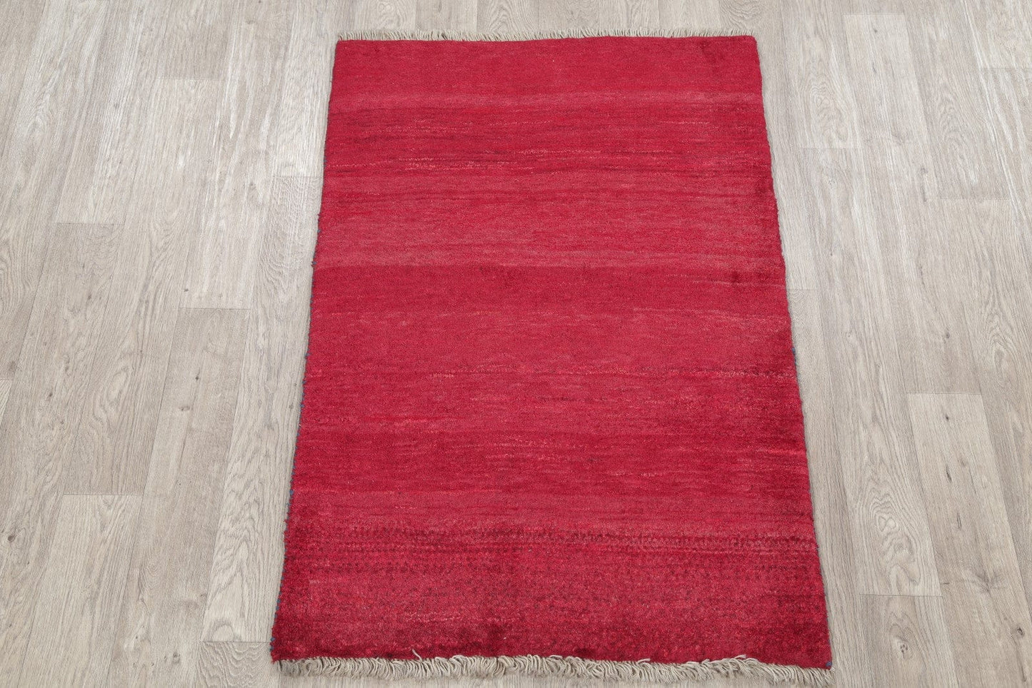 Solid Modern 3x5 Gabbeh Shiraz Persian Area Rug