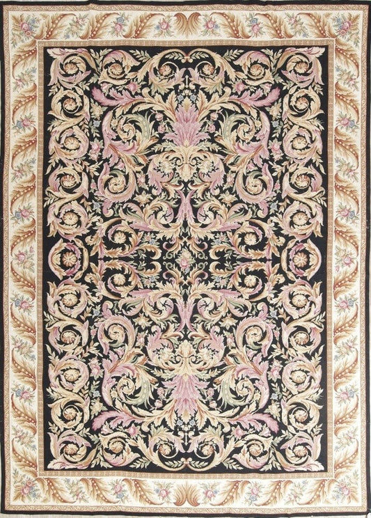 Flat-Woven Aubusson Tapestries Chinese Oriental Area Rug 8x11
