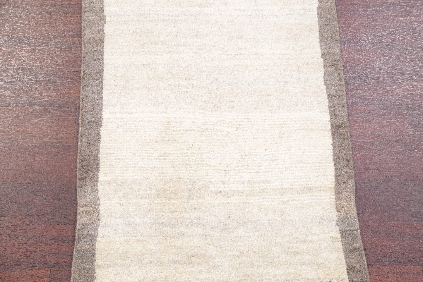 Little Characters Tribal Ivory Abstract 3x4 Gabbeh Shiraz Persian Area Rug