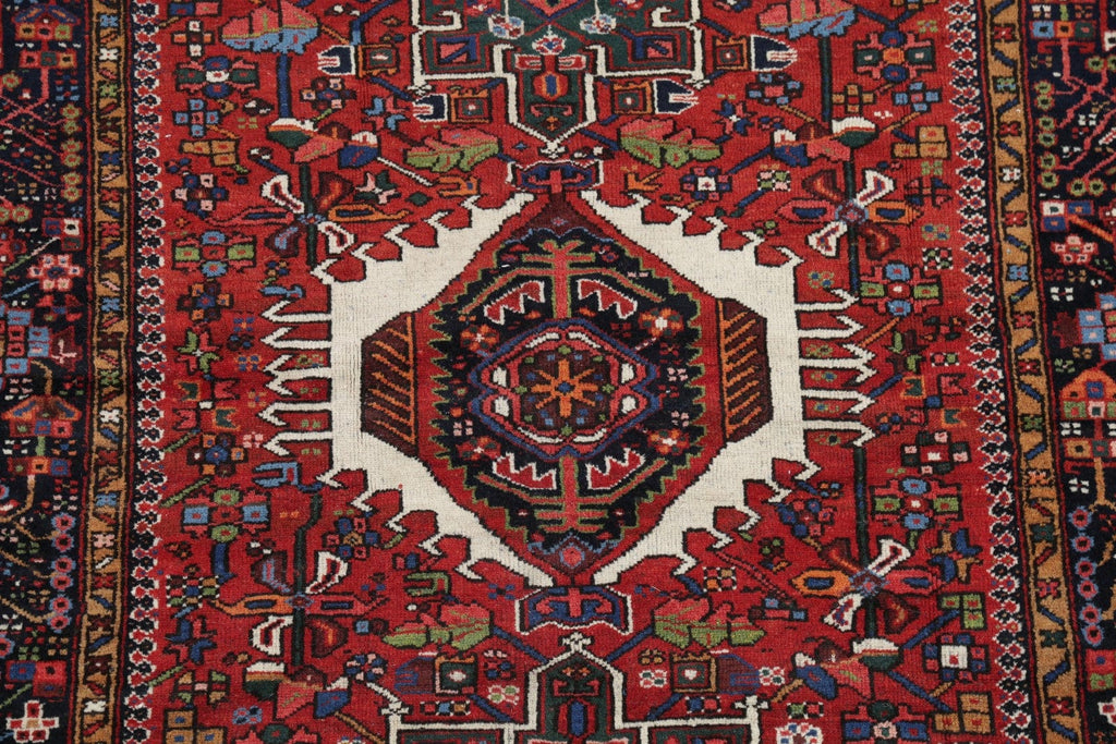 Geometric Gharajeh Persian Area Rug 5x6