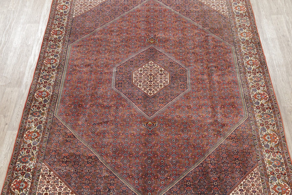 Vegetable Dye Geometric 8x11 Bidjar Persian Area Rug