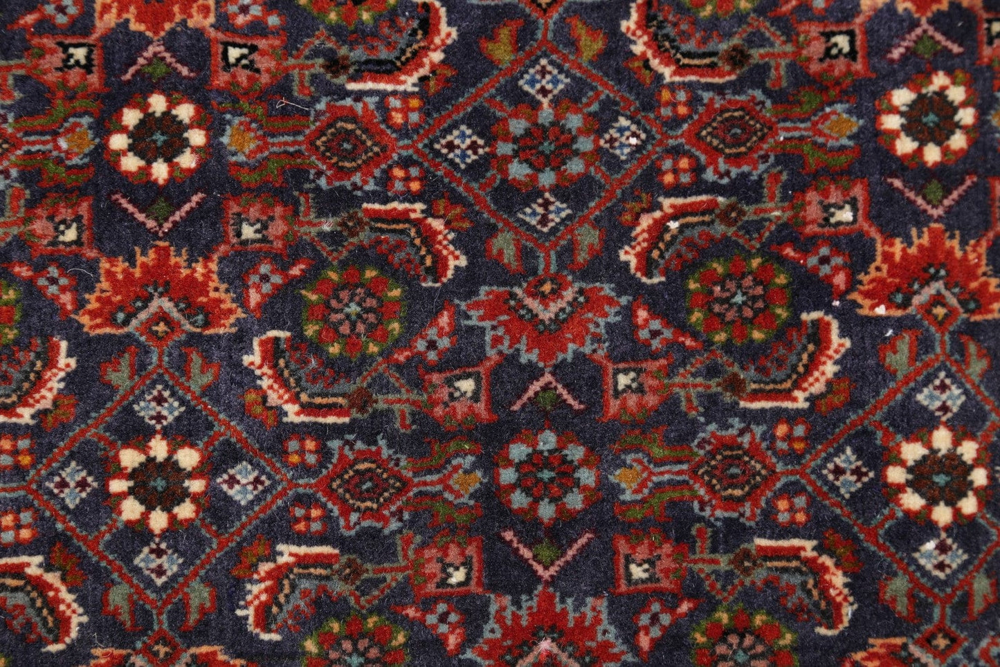 Vegetable Dye Geometric 8x11 Bidjar Persian Area Rug