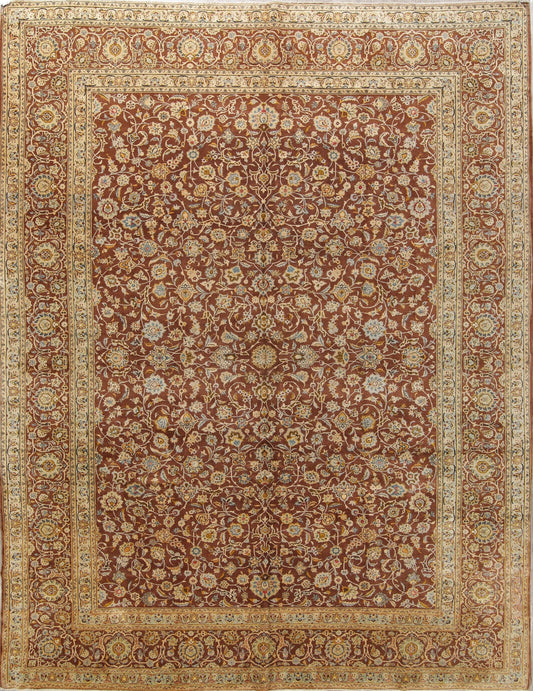 10x13 Kashan Persian Area Rug