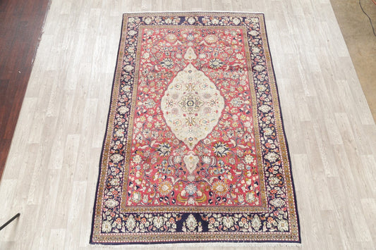 Floral 7x10 Tabriz Persian Area Rug