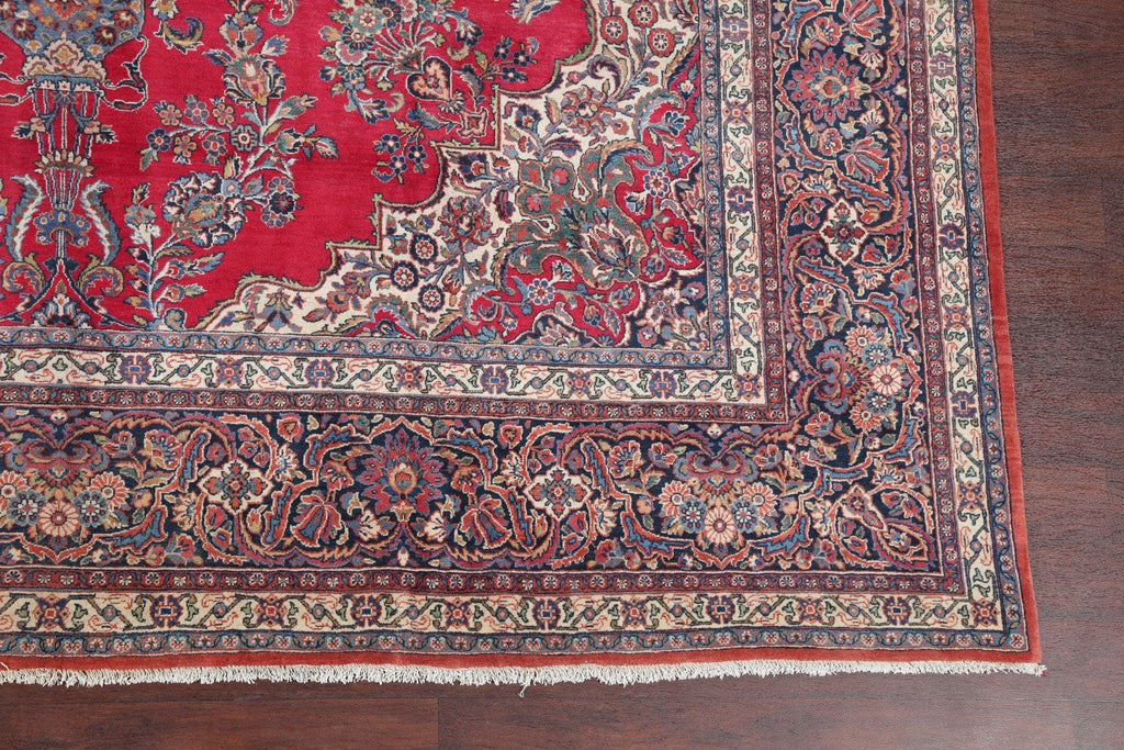 Floral 10x14  Kork Kashan Dabir Persian Area Rug