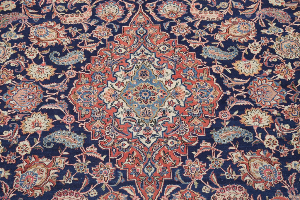 Floral 10x13 Kork Kashan Dabir Persian Area Rug