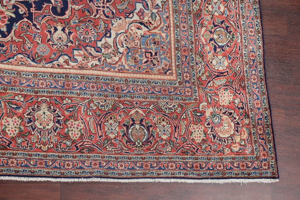 Floral 10x13 Kork Kashan Dabir Persian Area Rug