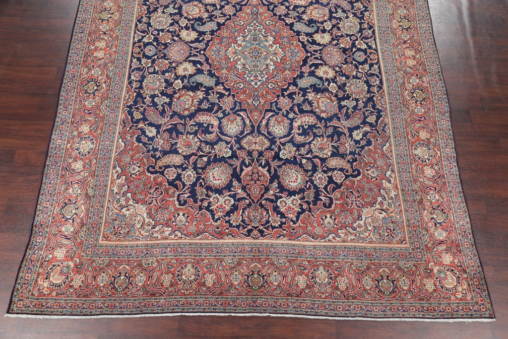 Floral 10x13 Kork Kashan Dabir Persian Area Rug