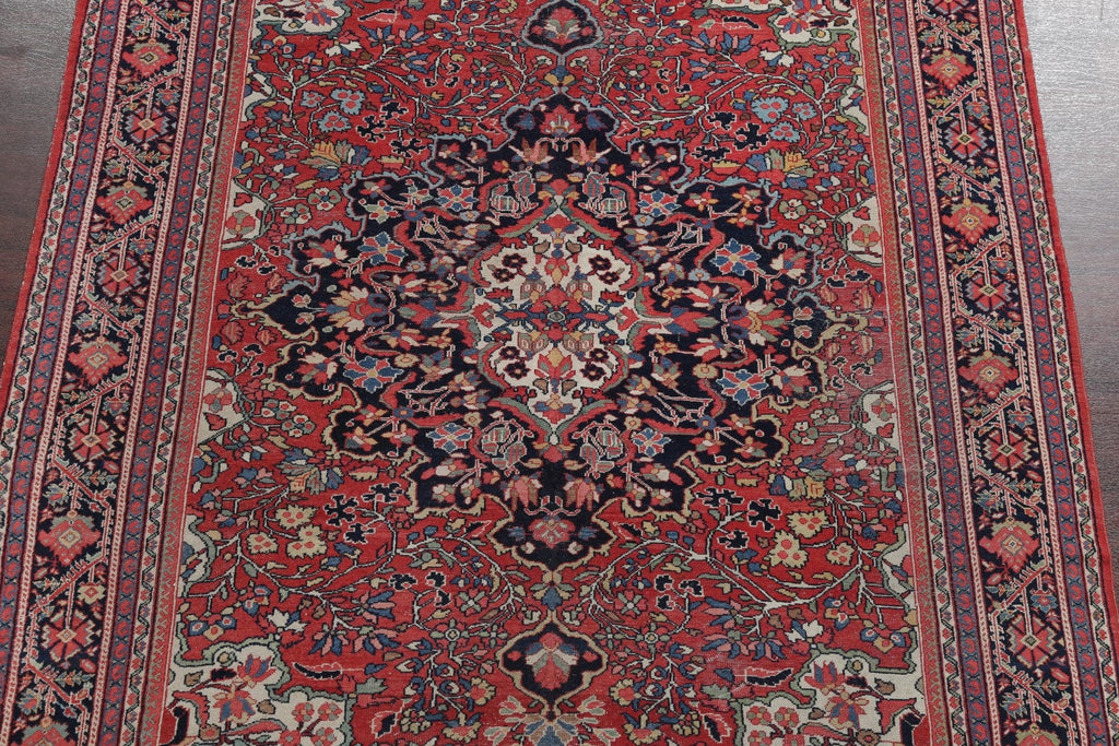 Antique 7x10 Sarouk Farahan Persian Area Rug