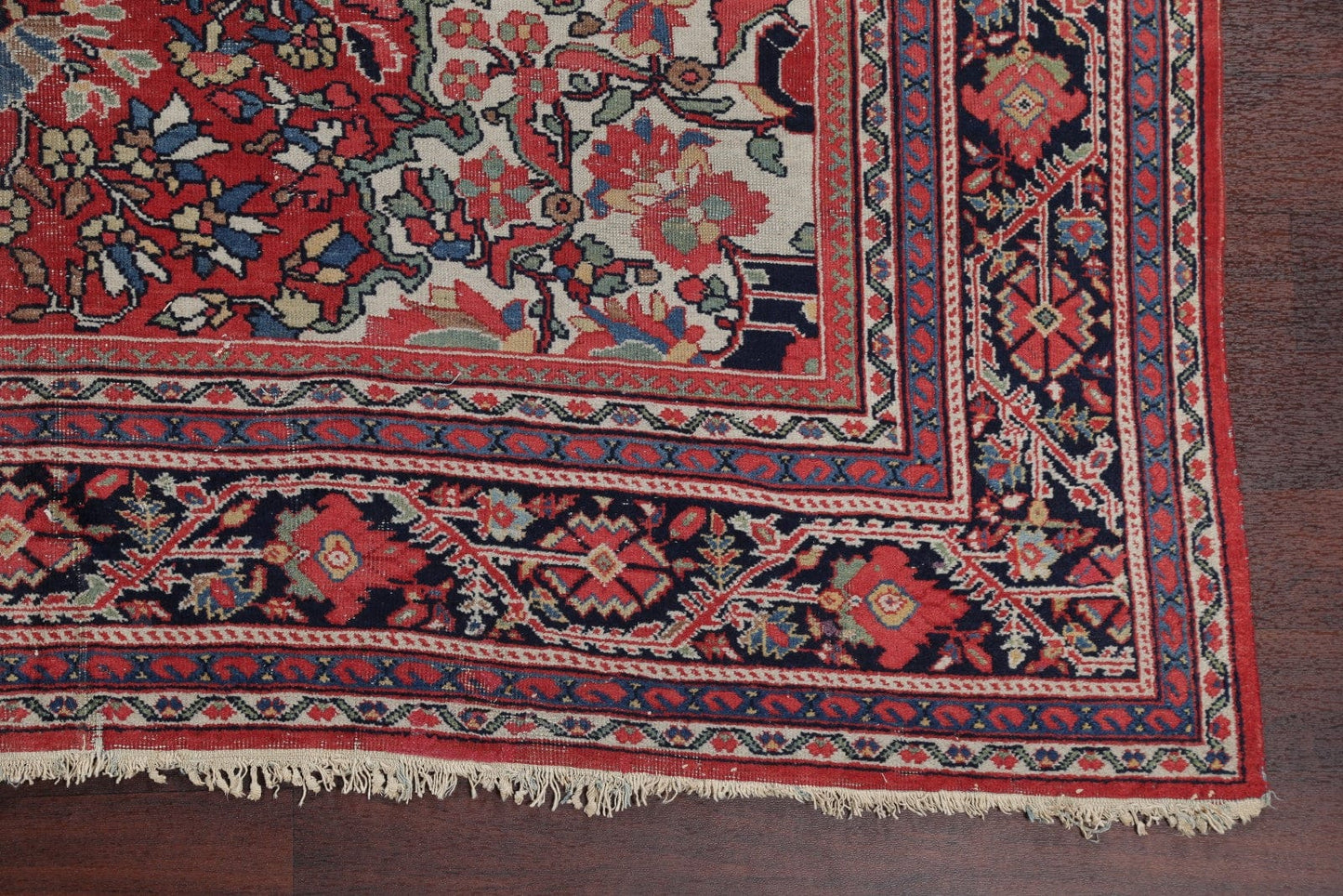 Antique 7x10 Sarouk Farahan Persian Area Rug