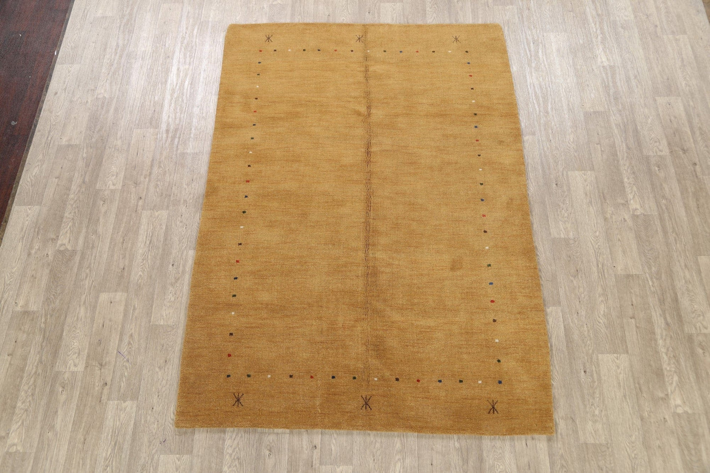 Modern Gabbeh Oriental Area Rug 6x8