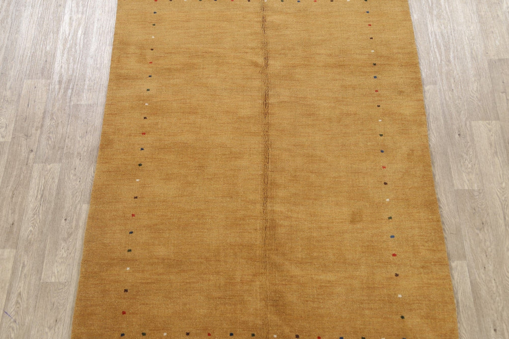 Modern Gabbeh Oriental Area Rug 6x8