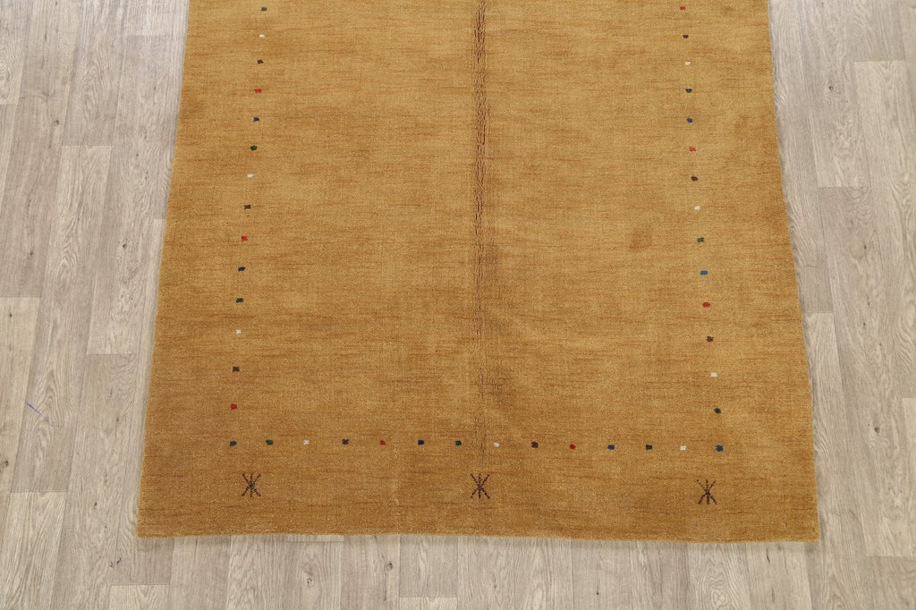 Modern Gabbeh Oriental Area Rug 6x8