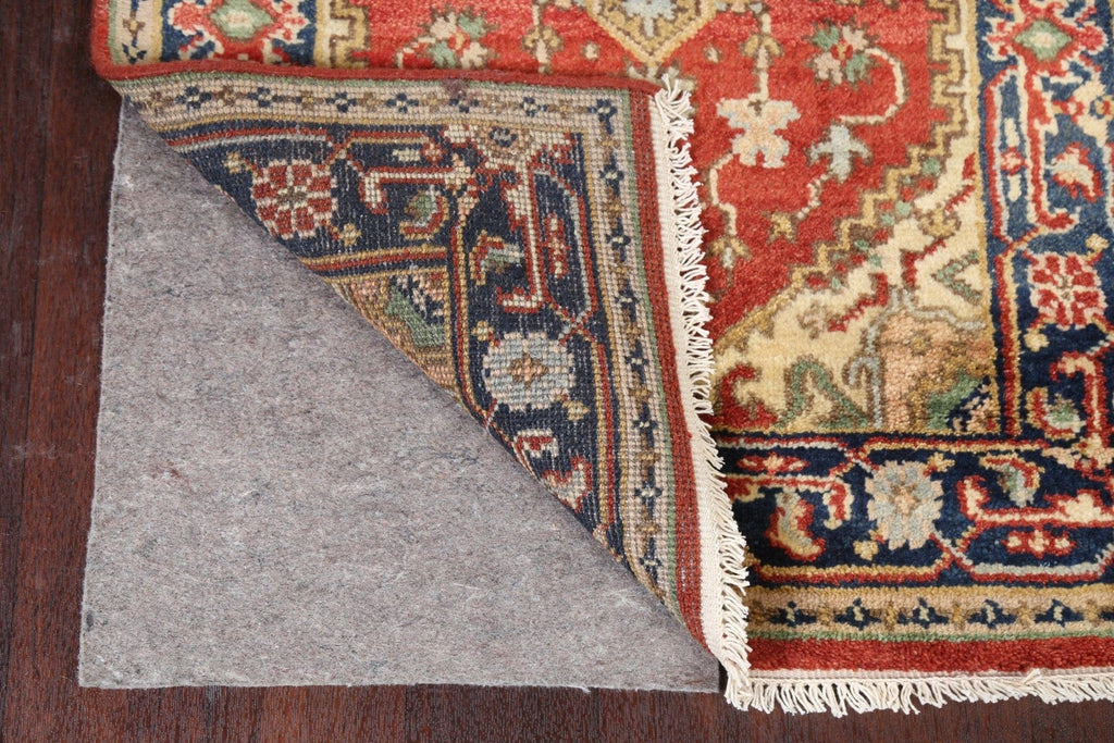 Geometric Heriz Oriental Runner Rug 3x8