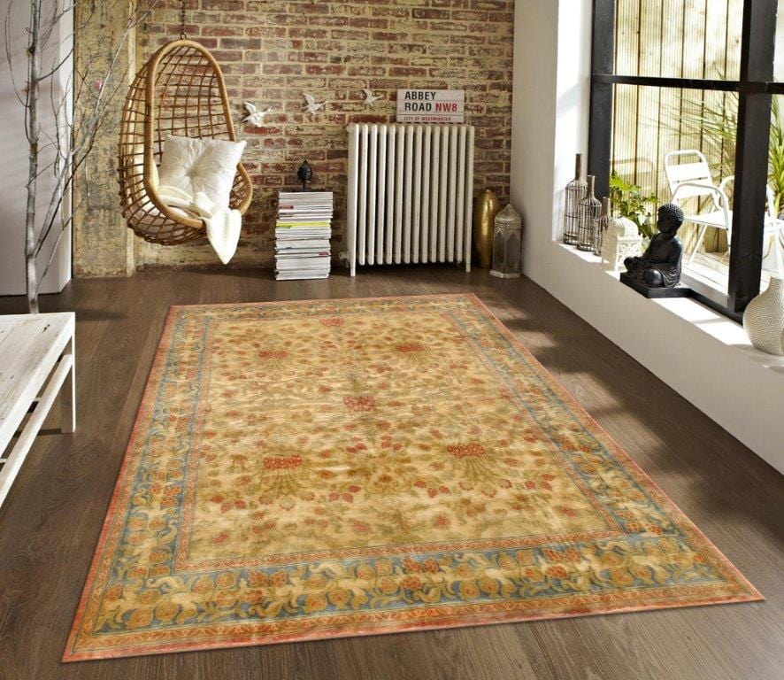 Savonnerie Collection Hand-Knotted Wool Area Rug- 8' 0" X 9' 9"