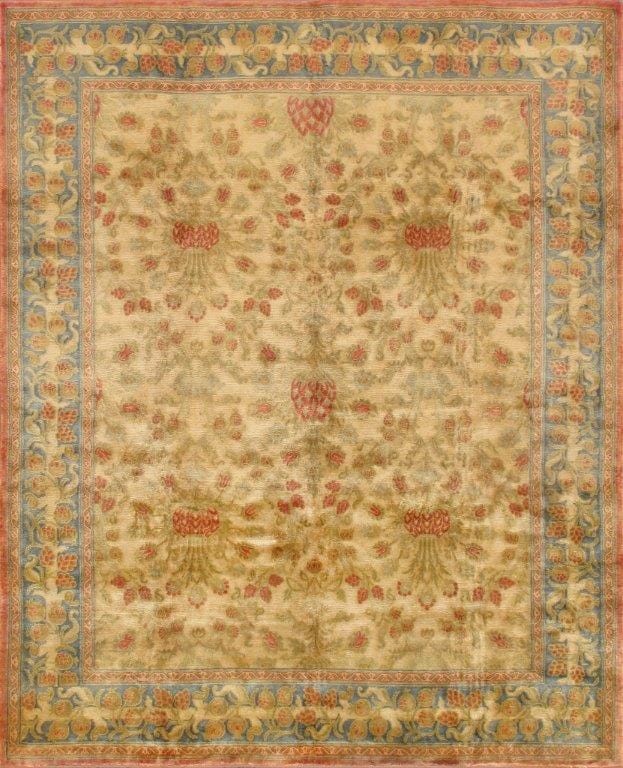 Savonnerie Collection Hand-Knotted Wool Area Rug- 8' 0" X 9' 9"