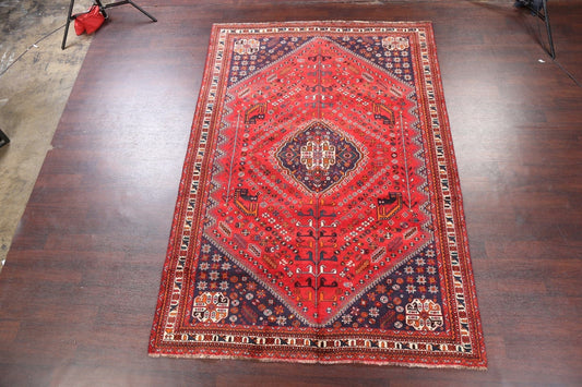 Handmade Shiraz Persian Area Rug 7x10