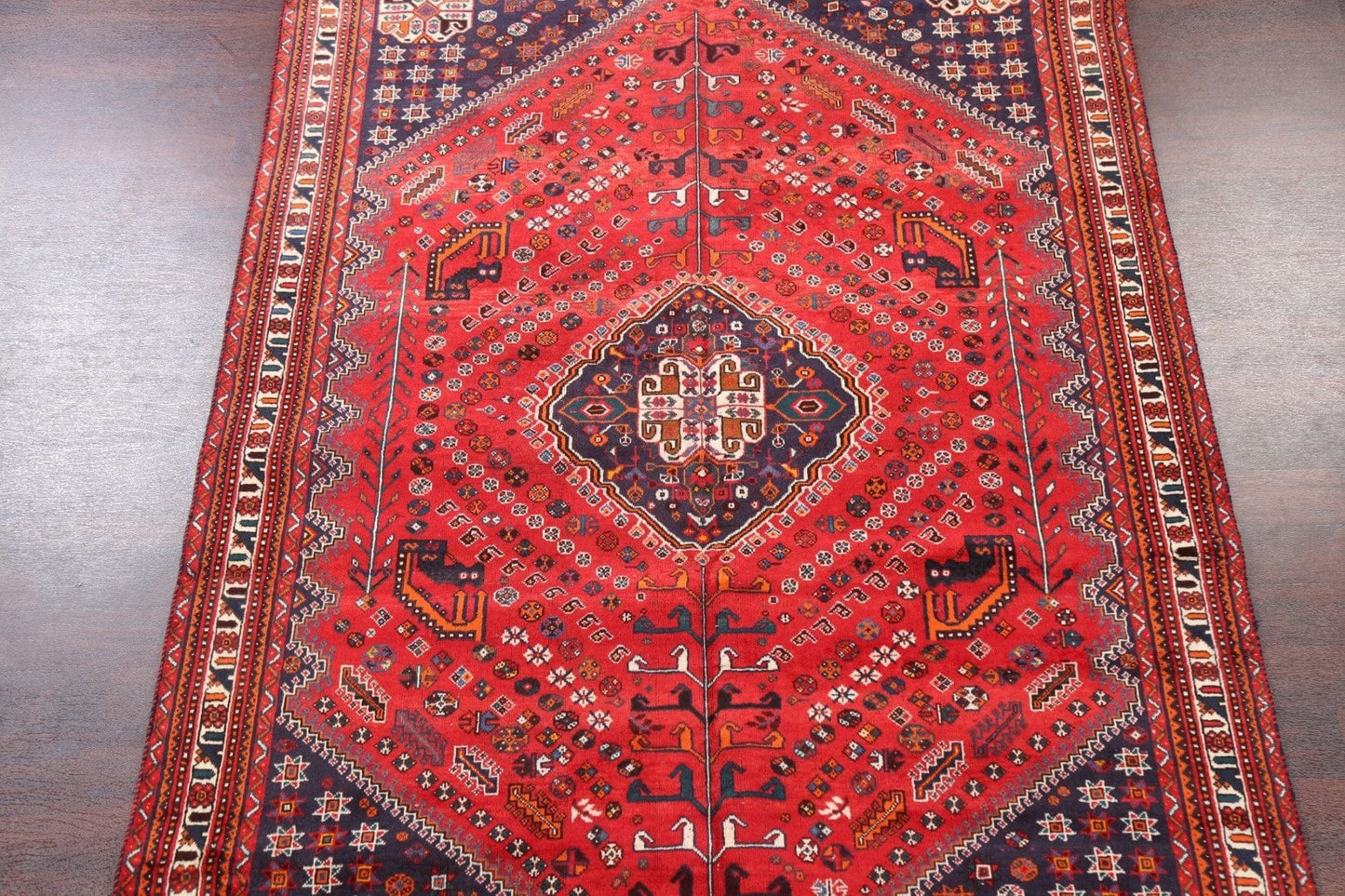 Handmade Shiraz Persian Area Rug 7x10