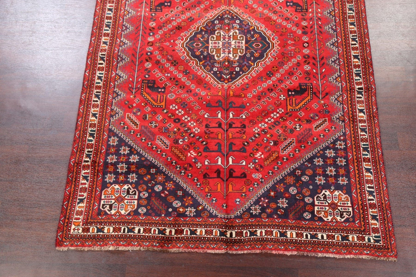 Handmade Shiraz Persian Area Rug 7x10