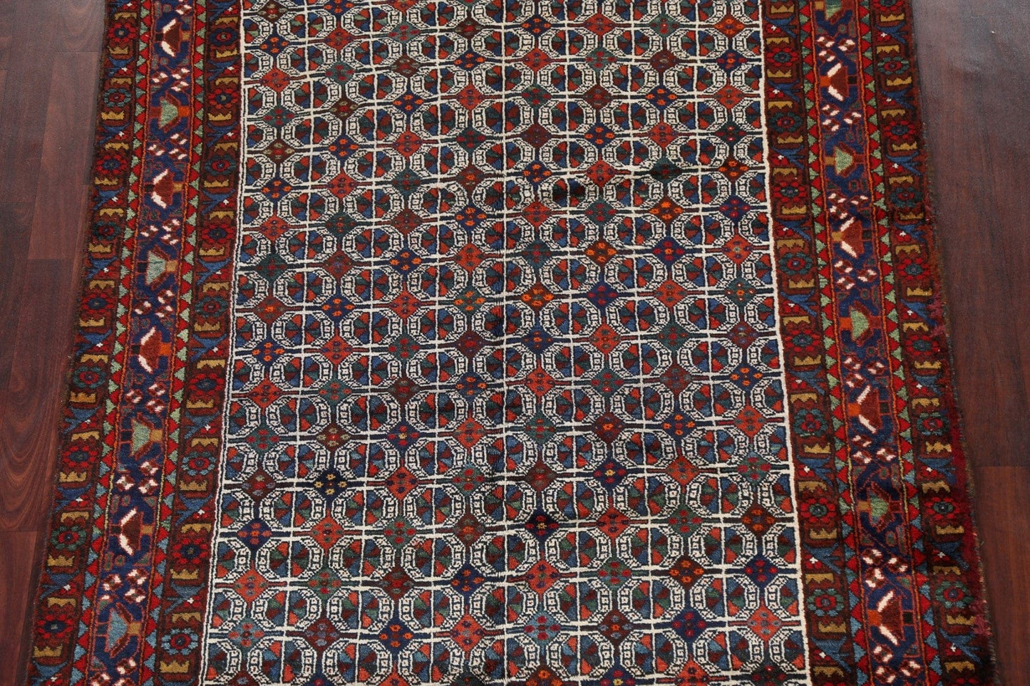 Vegetable Dye Wool Afshar Kerman Persian Area Rug 5x7