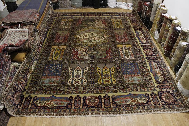 Antique Palace Sized 14x16 Tabriz Persian Area Rug