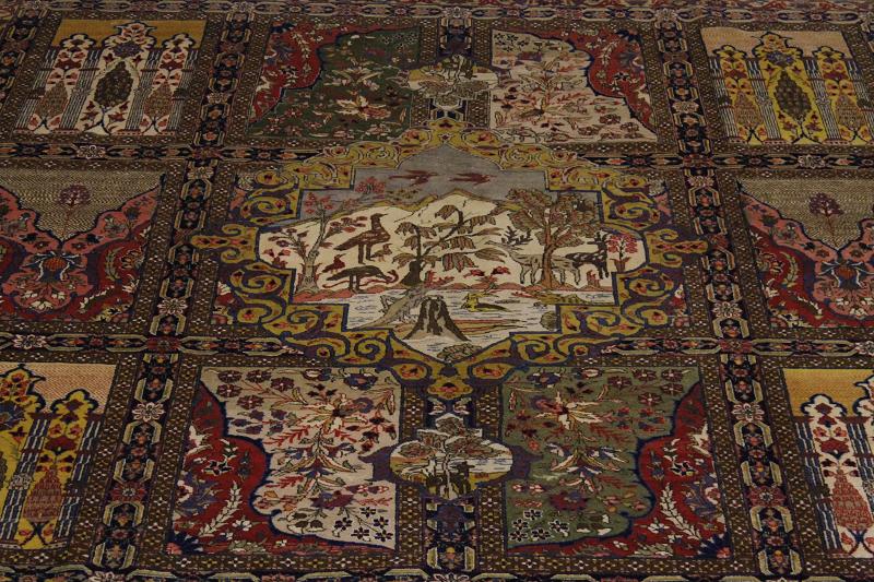 Antique Palace Sized 14x16 Tabriz Persian Area Rug