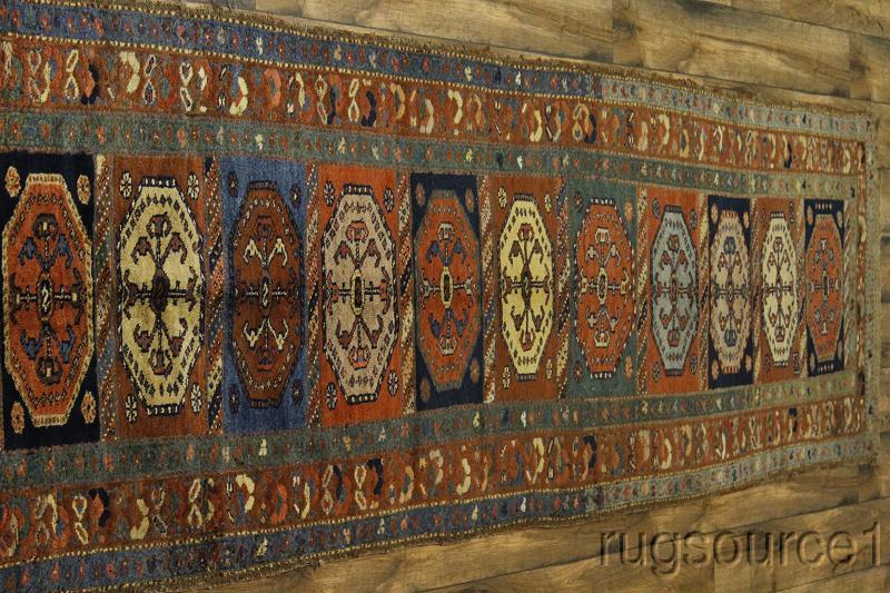 Antique 4x16 Caucasian Russian Runner