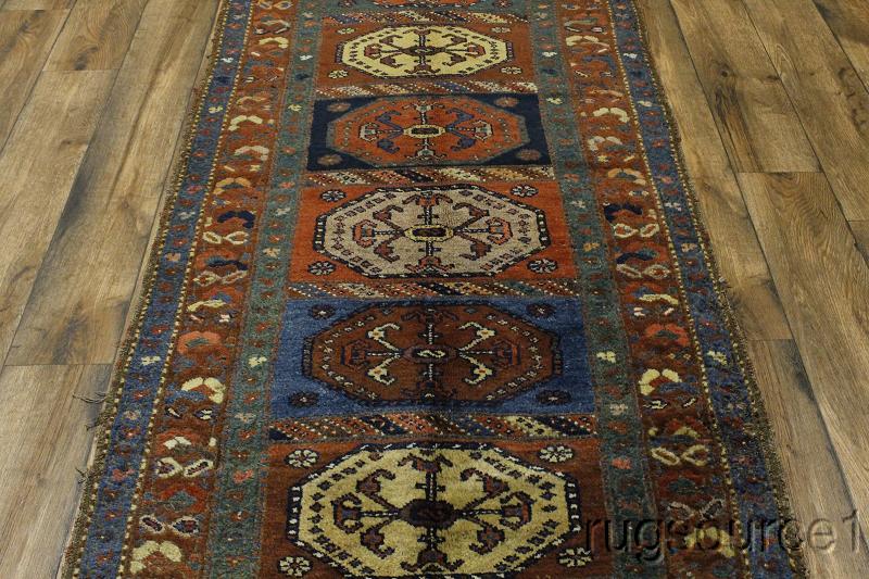 Antique 4x16 Caucasian Russian Runner