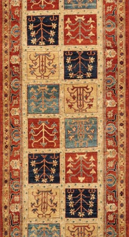 Sultanabad Collection Hand-Knotted Lamb's Wool Runner- 2'10" X 12' 3"
