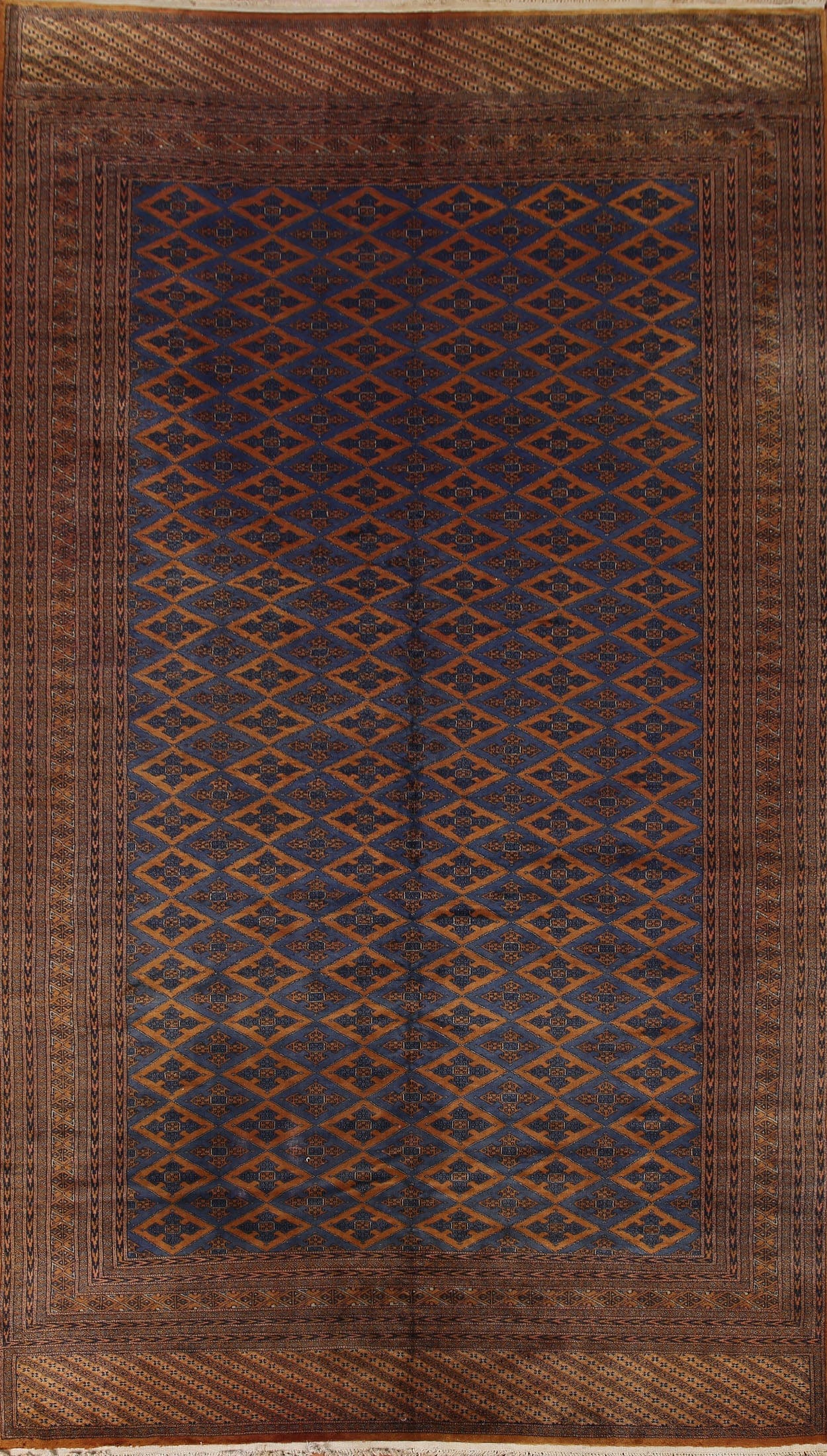 Bokhara Tukoman Pakistan Wool Area Rug 7x11