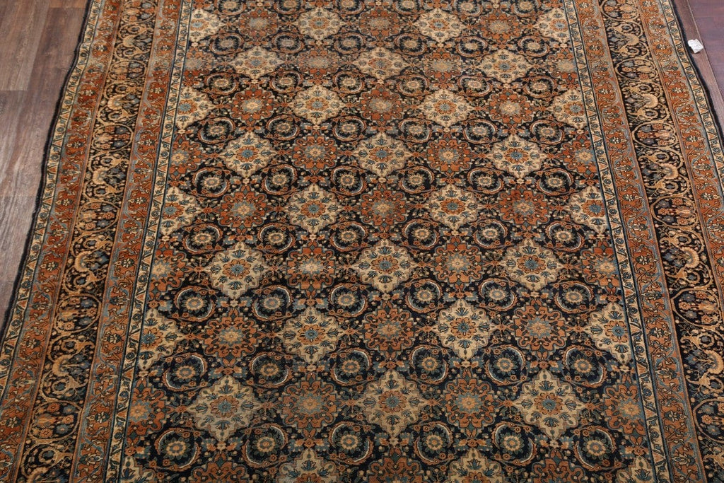 Antique 10x15 Kerman Persian Area Rug