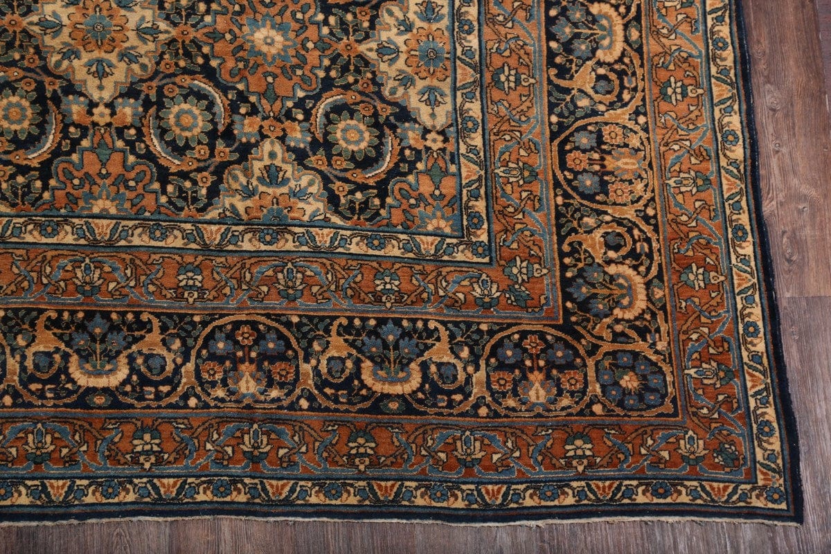 Antique 10x15 Kerman Persian Area Rug