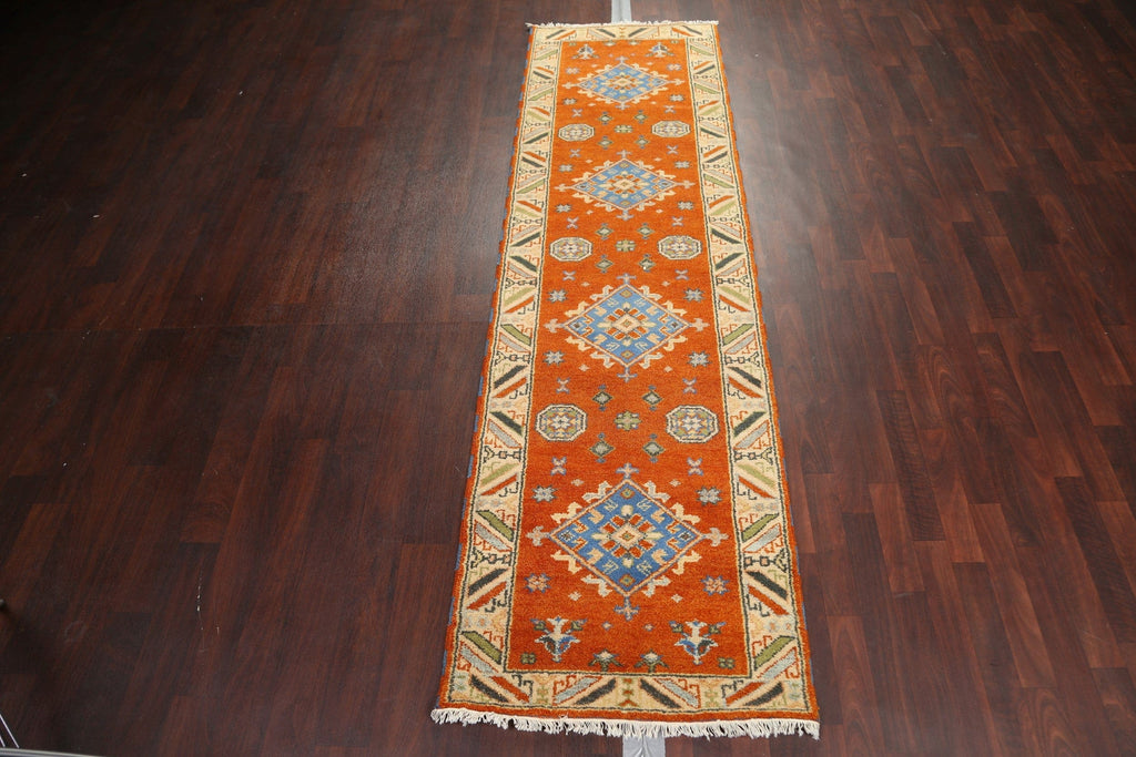 Kazak Indian Runner Rug 3x10