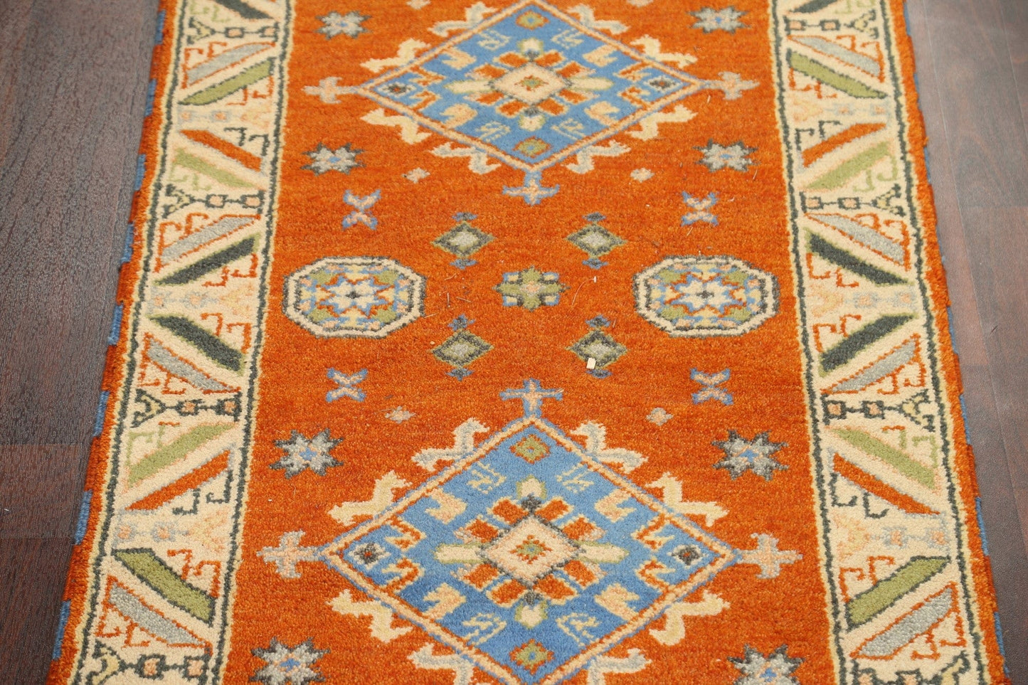 Kazak Indian Runner Rug 3x10